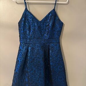 Stunning Blue Sleeveless Dress